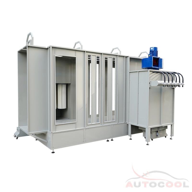 Automatic Type Tunnel Powder Coating Booth for Single Color